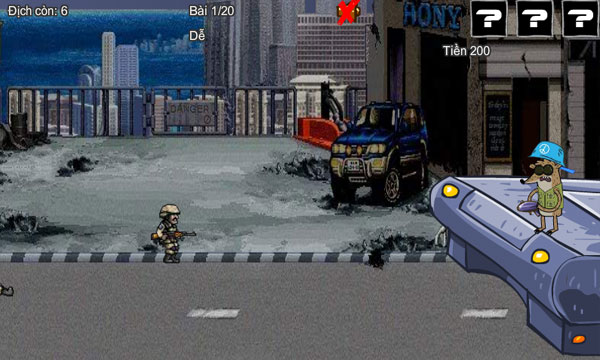 Tiêu diệt địch trong Regular Show phòng thủ