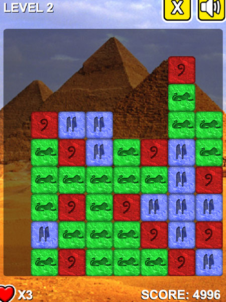 Chơi game Viên đá Pharaon