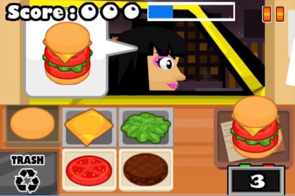 Chơi game Tiệm Burger tốc độ
