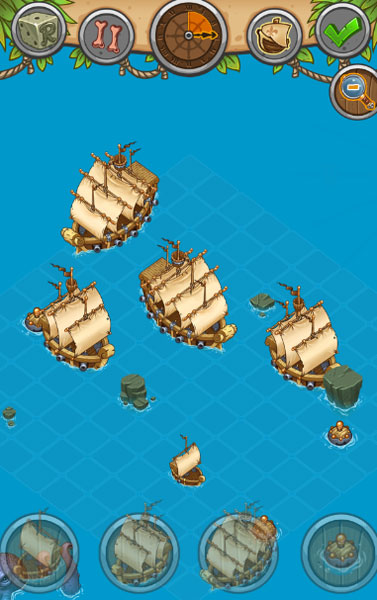 Bố trí thuyền trong Cướp biển dàn trận