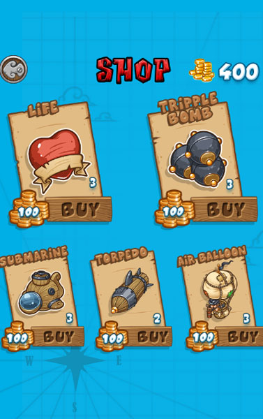 Mua vật phẩm trong Cướp biển dàn trận