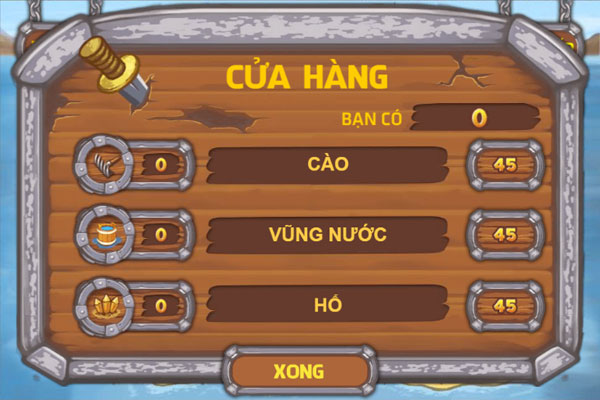 Mua vật phẩm trong Thợ săn Barbarian