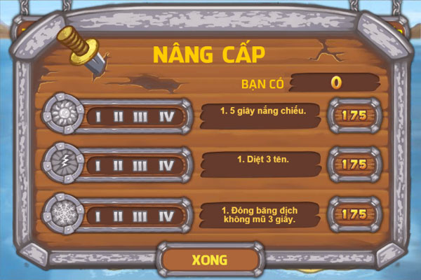 Nâng cấp kỹ năng cho Thợ săn Barbarian