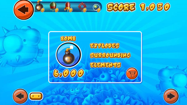 Cửa hàng vật phẩm trong Bắn cá đại dương