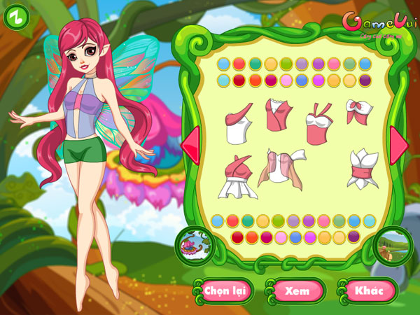 Chọn áo trong Thời trang tiên nữ 3