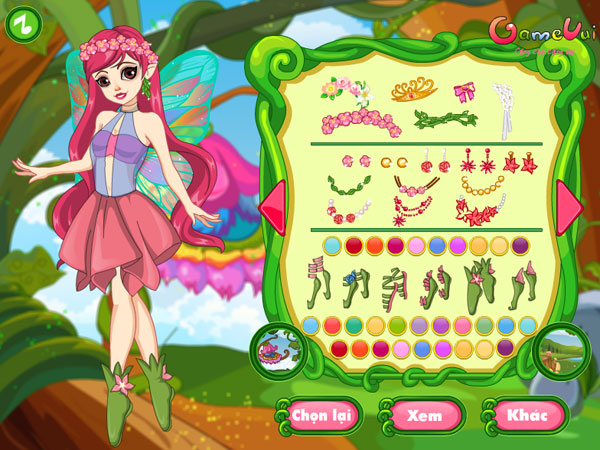 Chọn phụ kiện trong Thời trang tiên nữ 3