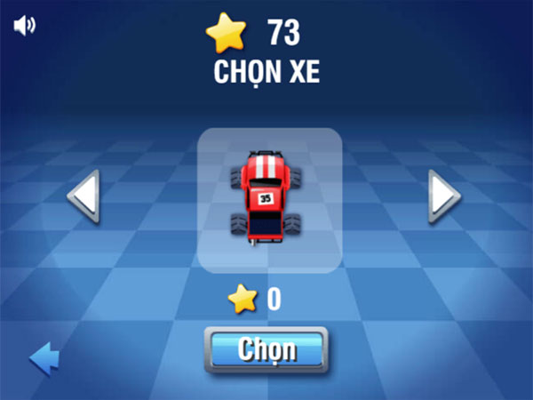 Chọn xe trong Đua xe tải trên bàn