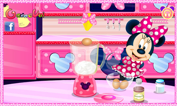 Bắt đầu giúp Minnie làm bánh 2