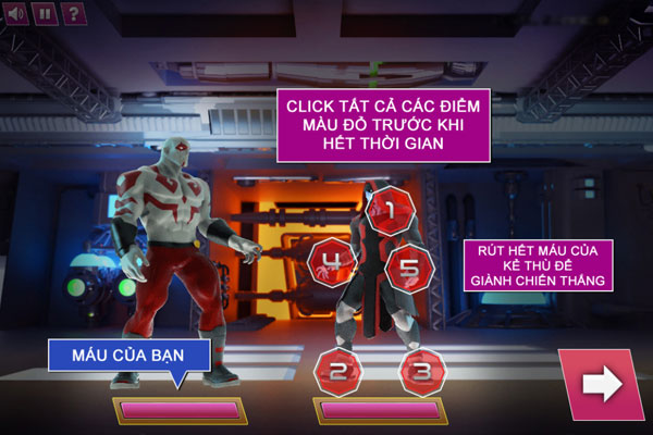 Màn cận chiến trong Vệ binh dải ngân hà