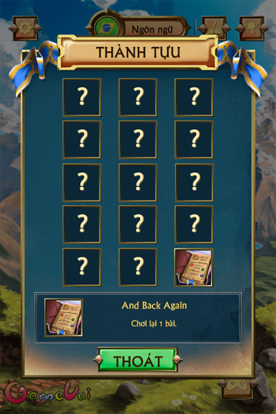 Thành tựu trong Viên đá phép thuật