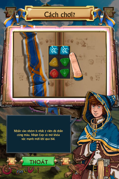 Cách chơi Viên đá phép thuật