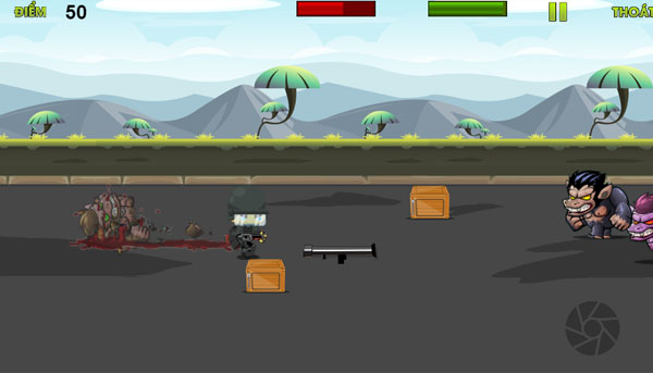 Chơi game Tiêu diệt quái điên