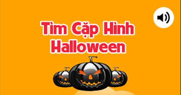 Tìm cặp hình Halloween