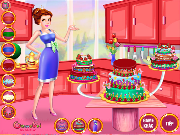 cong-chua-trang-tri-banh