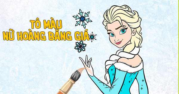 Tô màu Nữ hoàng băng giá