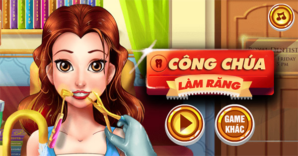 Công chúa làm răng