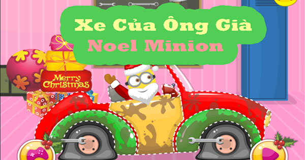 Xe của ông già Noel Minion