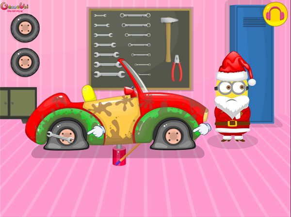 xe-cua-ong-gia-noel-minion