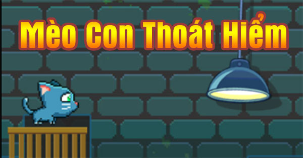 Mèo con thoát hiểm