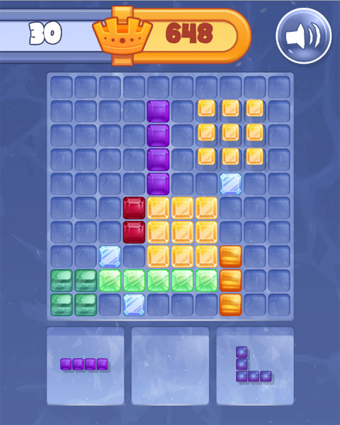 Màn hình chơi game 1010