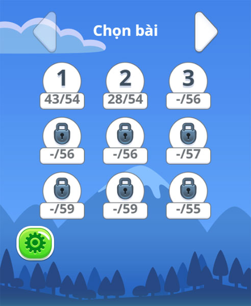 Chọn bài chơi Andy chơi Golf