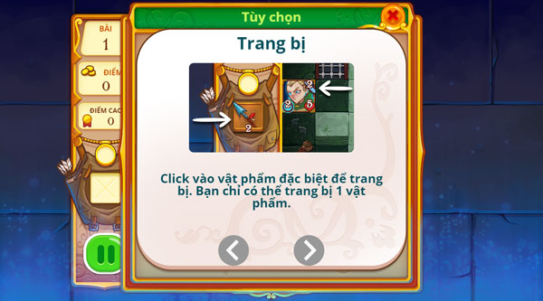 Trang bị trong Băng qua ngục tối