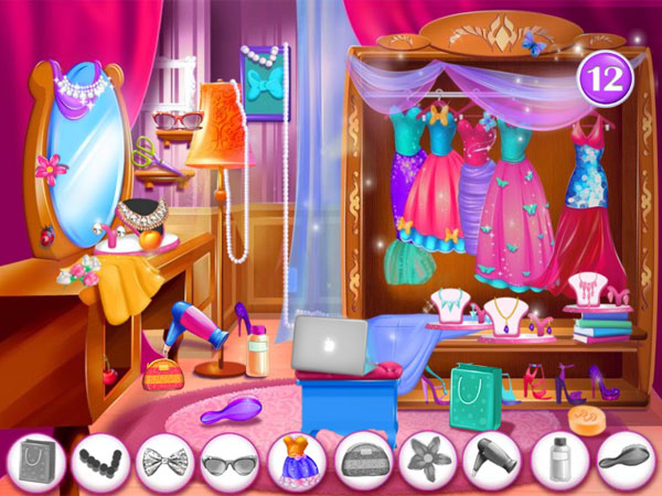 Tìm đồ cho Elsa trang điểm