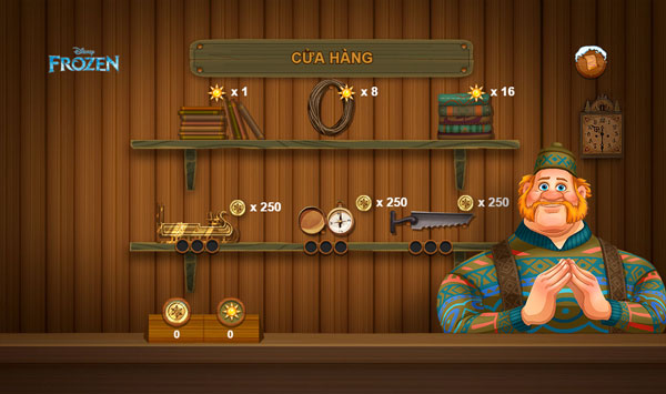 Cửa hàng nâng cấp trong Kristoff làm giàu