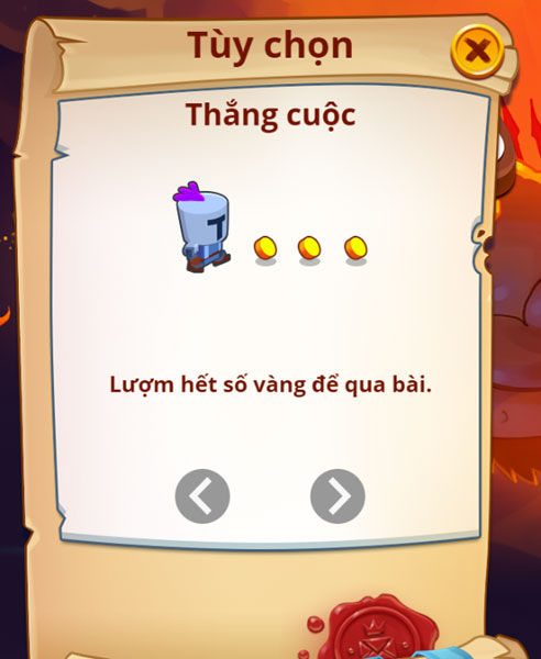 Mục tiêu của Hiệp sĩ lượm vàng