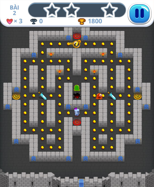 Chơi game Hiệp sĩ lượm vàng