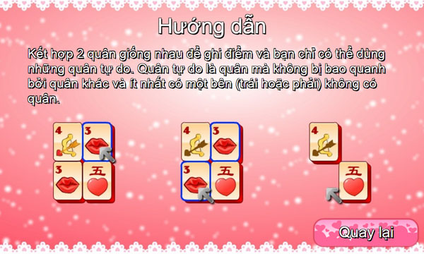Cách chơi Mahjong Lễ tình nhân