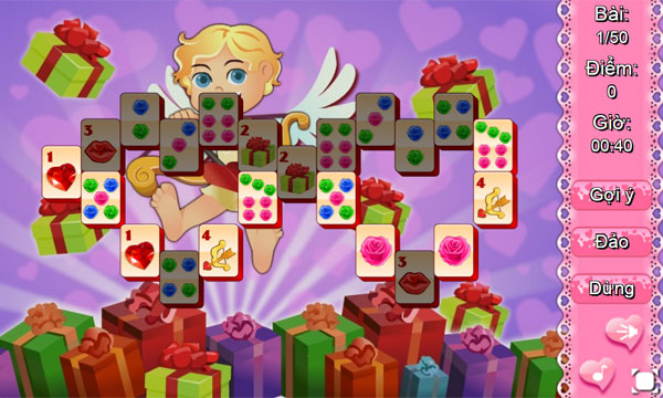 Chơi game Mahjong Lễ tình nhân