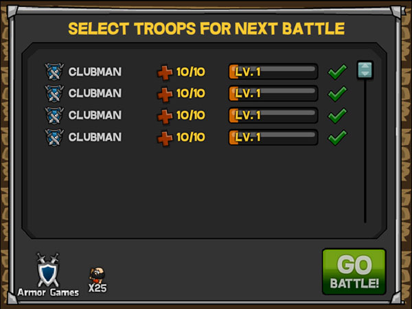 Chọn quân xuất chiến cho Cuộc chinh phạt vĩ đại