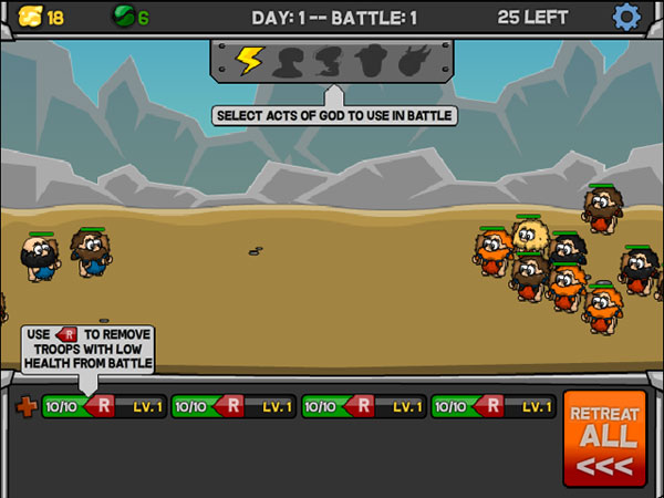 Vào trận đánh trong game Cuộc chinh phạt vĩ đại