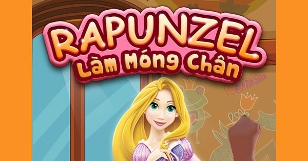 Rapunzel làm móng chân