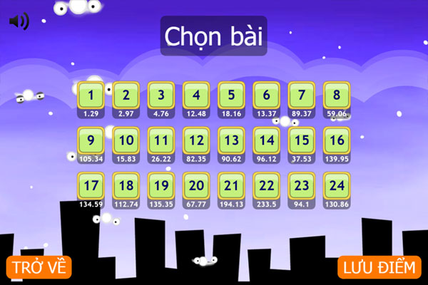 Chọn bài chơi Bọ xếp hình