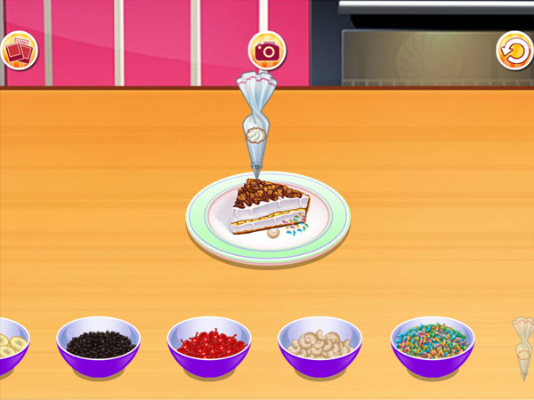 Trang trí bánh trong Lớp học nấu ăn 7