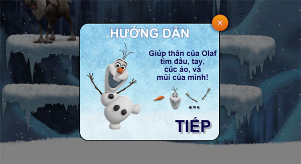 Mục tiêu của Olaf nhảy cao