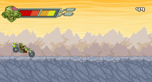 Chơi game Zombie đua xe