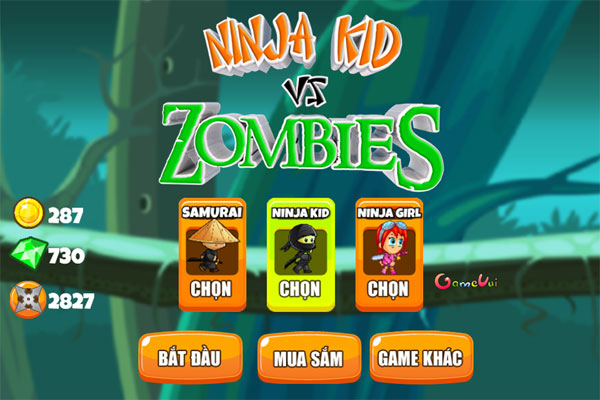 Chọn một Chiến binh nhí diệt zombie