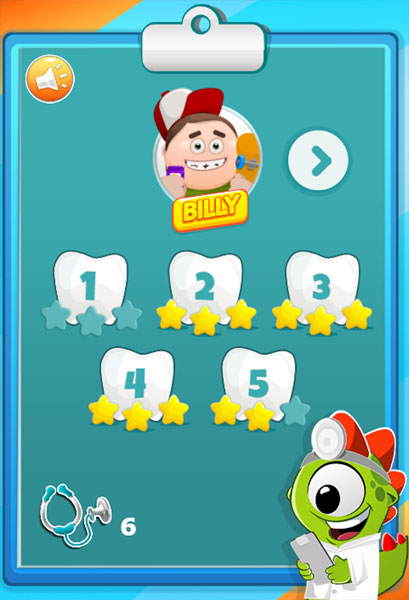 Chọn bài chơi Nha sĩ Kizi