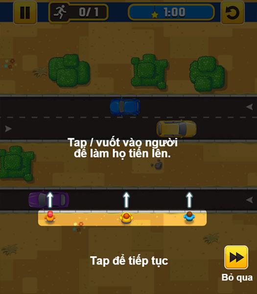 Cách chơi Băng qua quốc lộ