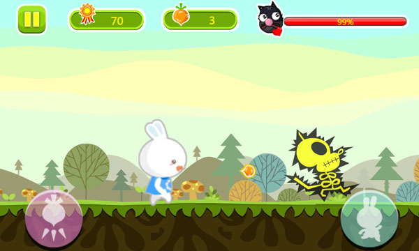 Chơi game Thỏ trắng truy đuổi