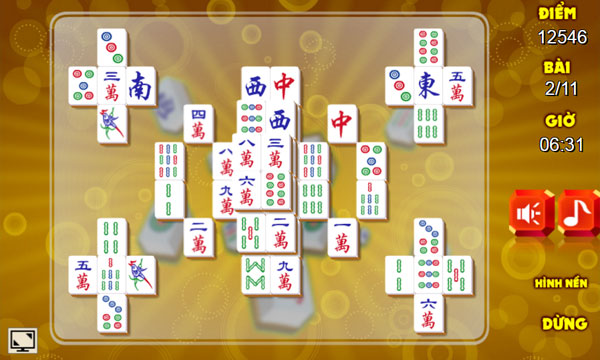 Chơi game Mahjong kiểu mới