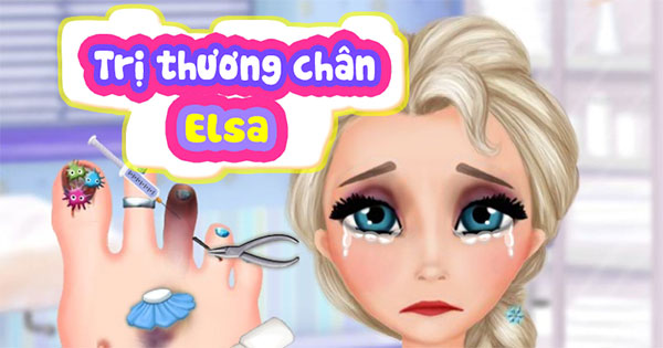 Trị thương chân Elsa
