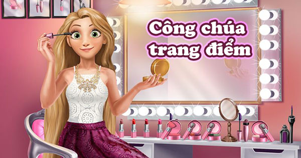 Game Công chúa trang điểm - Blonde Princess Makeup Time - Game Vui