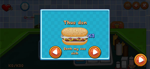 Bán bánh mỳ xúc xích