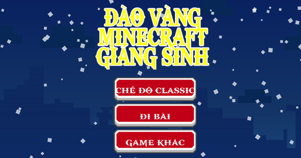 Đào vàng Minecraft Giáng Sinh