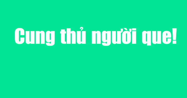 Cung thủ người que