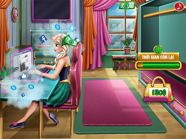 cong-chua-elsa-mua-sam